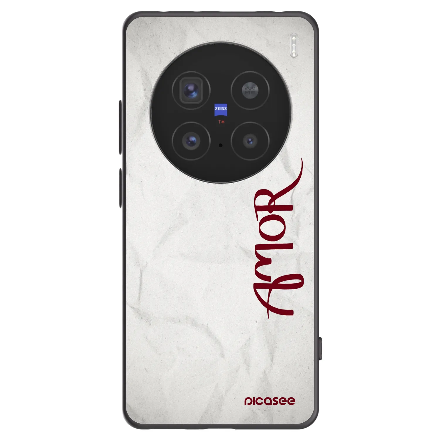 Picasee silikonový černý obal pro Vivo X200 Pro - Amor