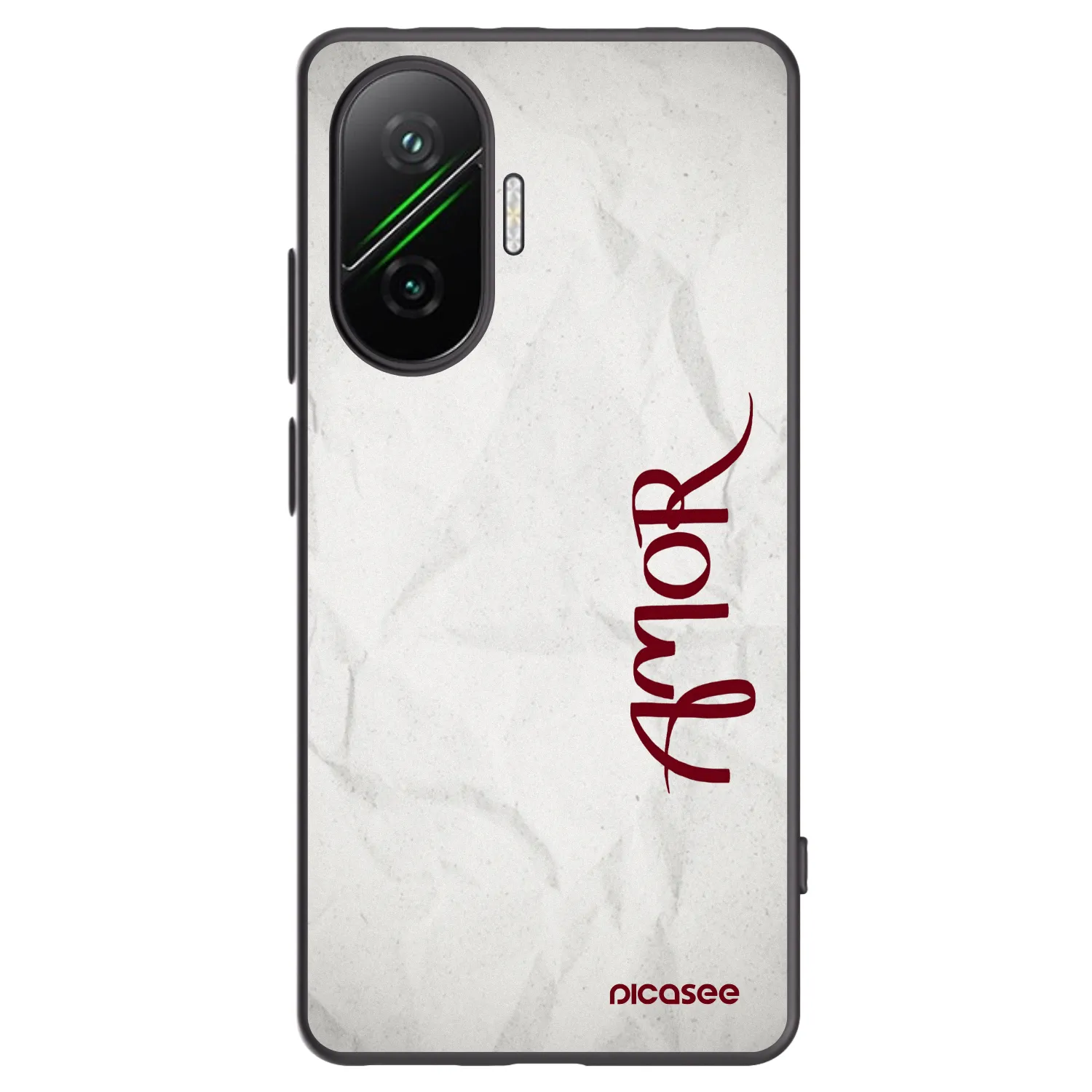 Picasee silikonový černý obal pro Xiaomi Poco F7 Pro 5G - Amor