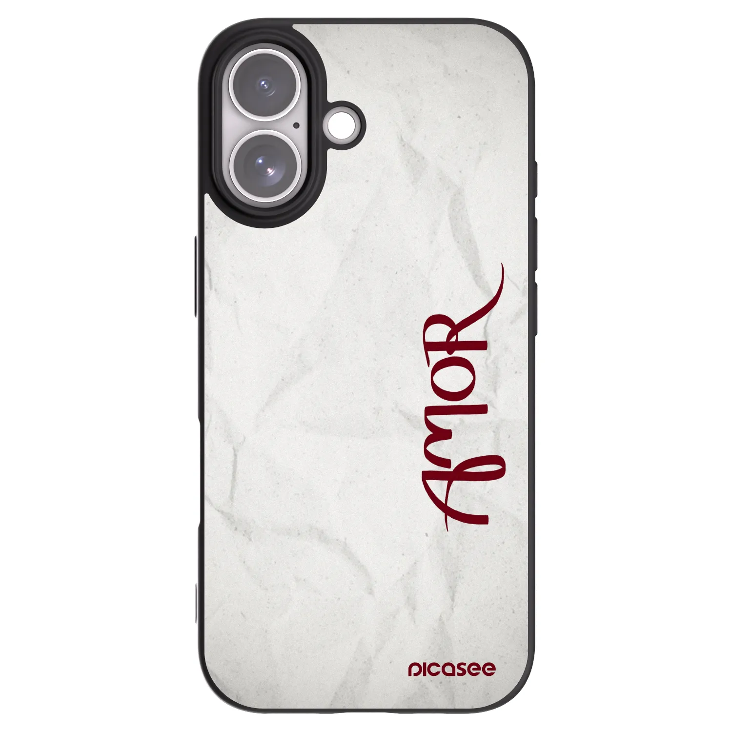 Picasee silikonový černý obal pro Apple iPhone 17 - Amor