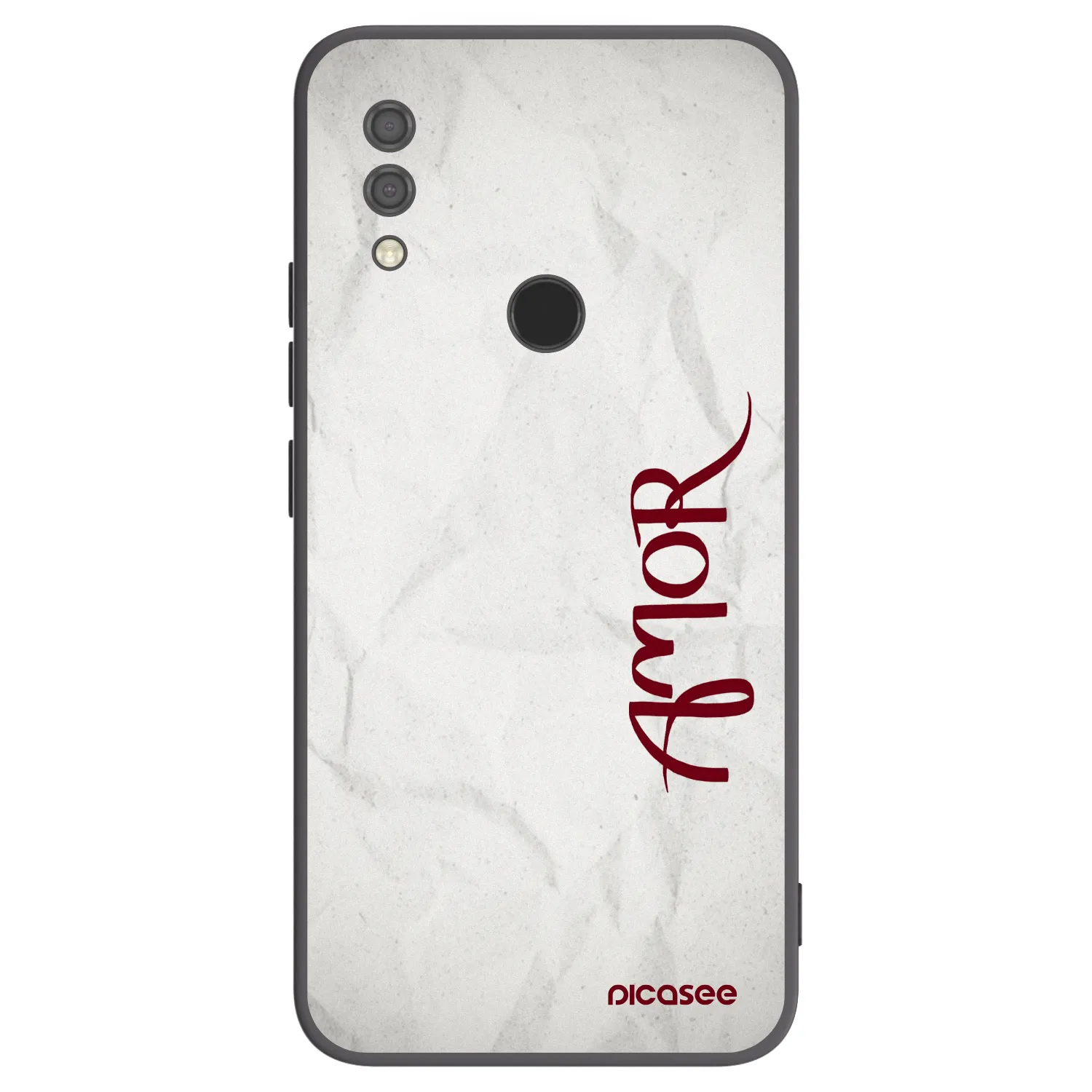 Picasee silikonový černý obal pro Xiaomi Redmi 7 - Amor