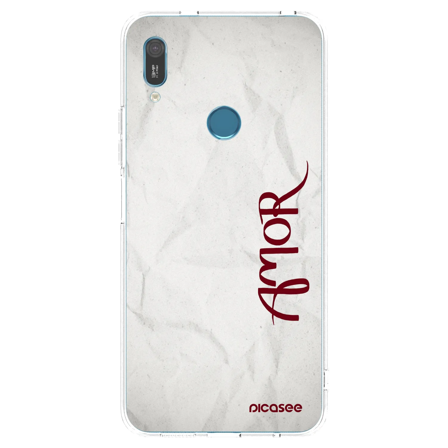 Picasee silikonový průhledný obal pro Huawei Y6 2019 - Amor