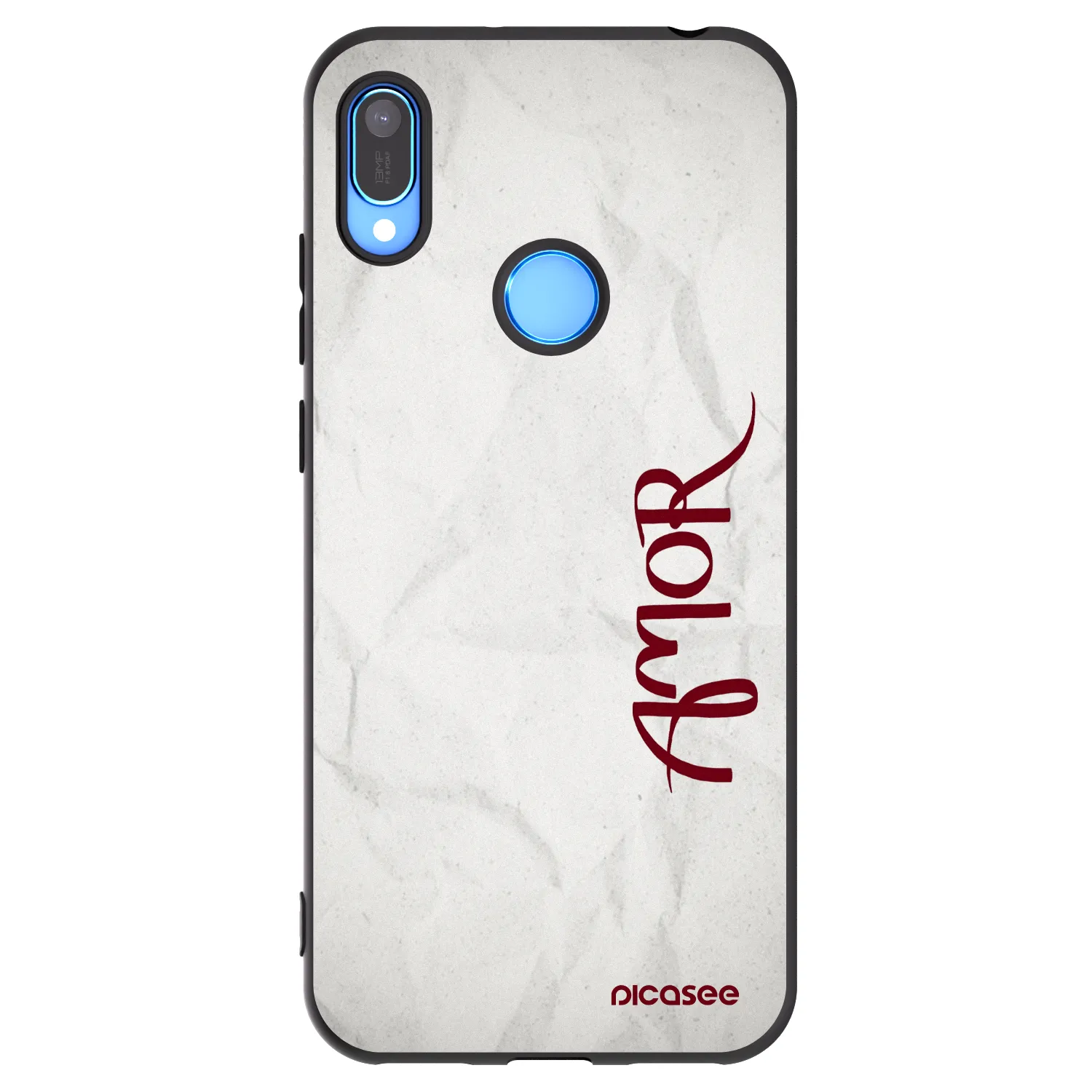 Picasee silikonový černý obal pro Huawei Y6 2019 - Amor