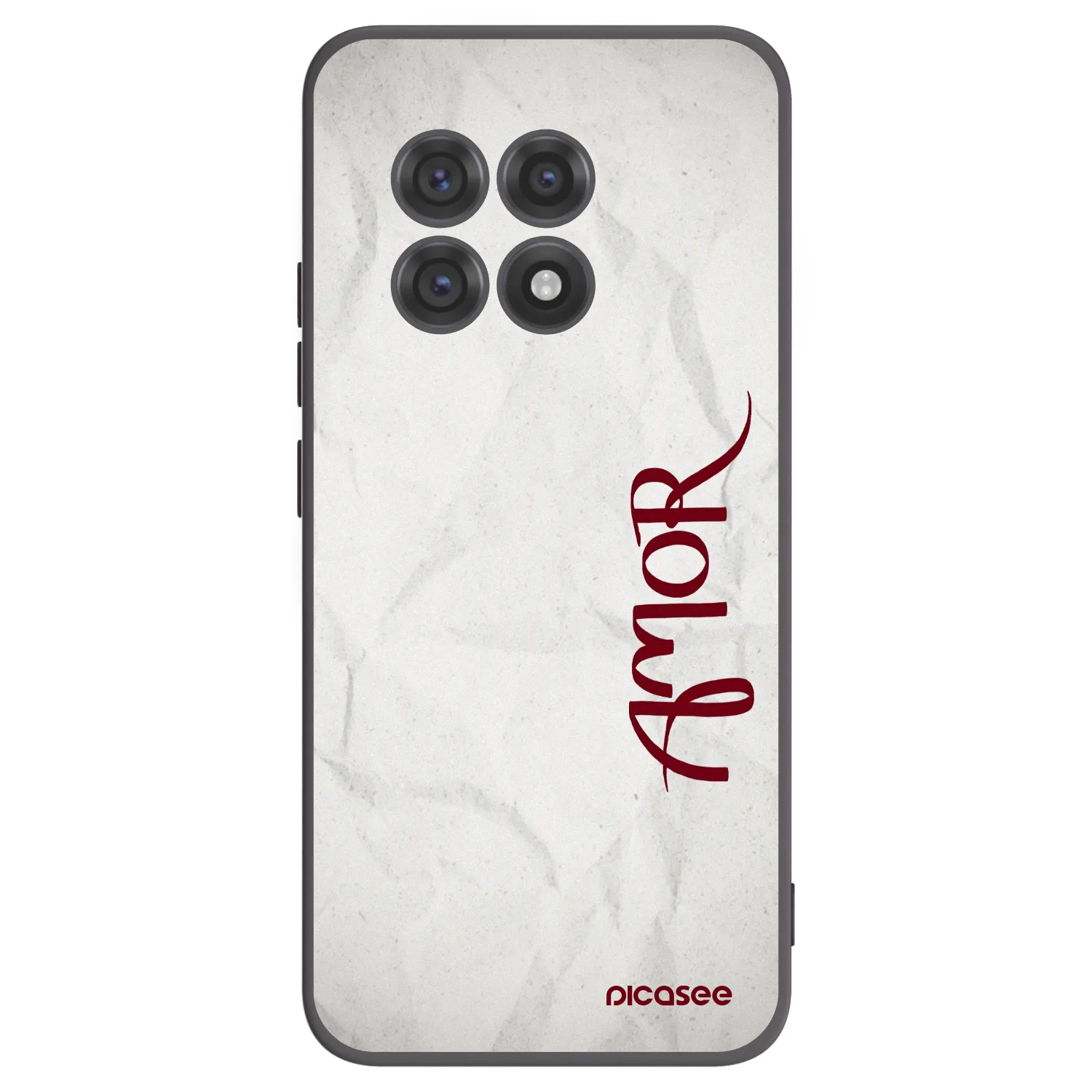 Picasee silikonový černý obal pro OnePlus 13R 5G - Amor