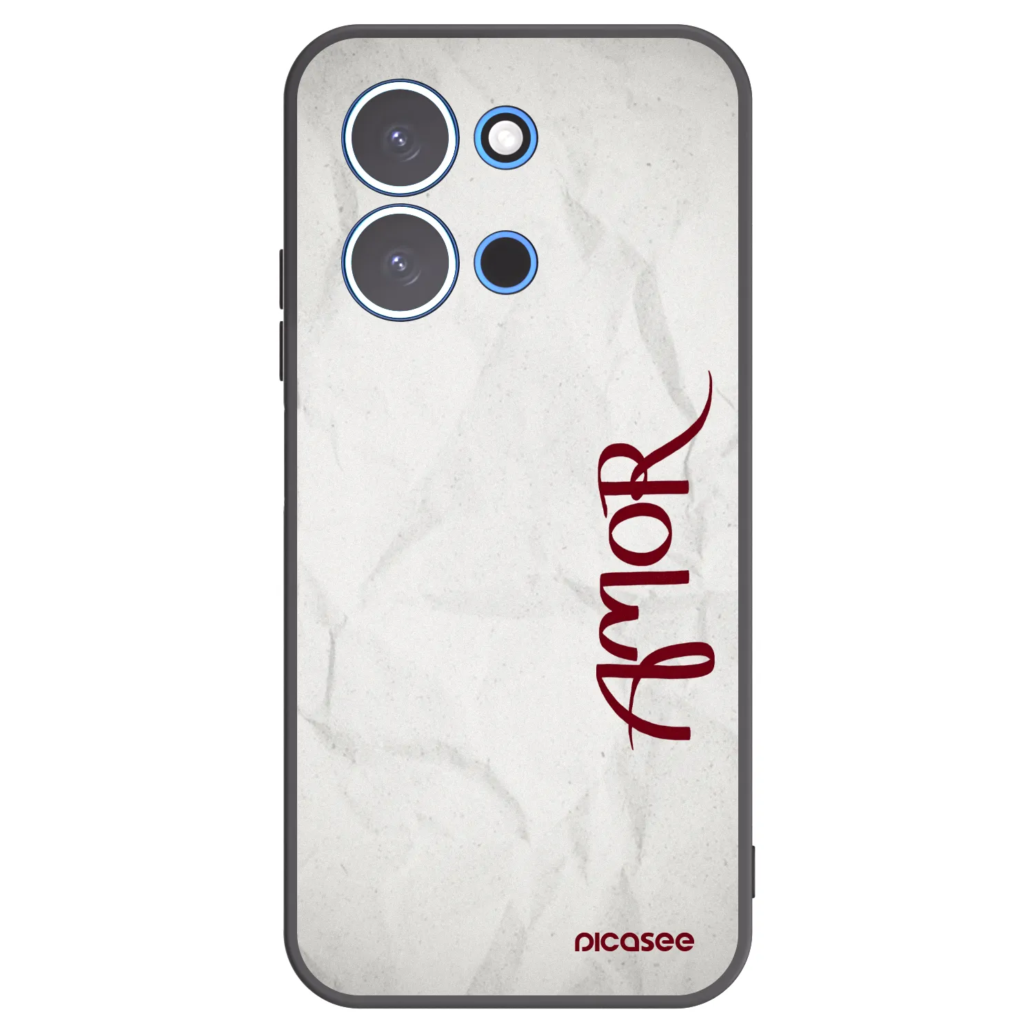Picasee silikonový černý obal pro Xiaomi Redmi 15C 4G - Amor