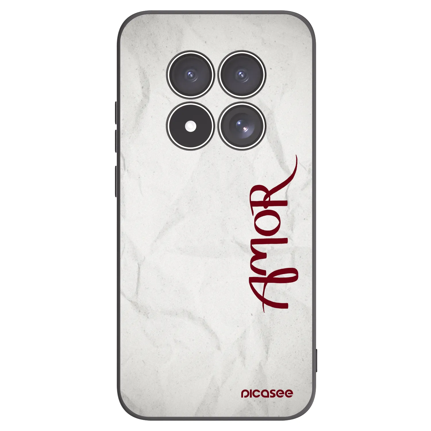 Picasee silikonový černý obal pro Xiaomi Redmi Note 15 Pro 4G - Amor