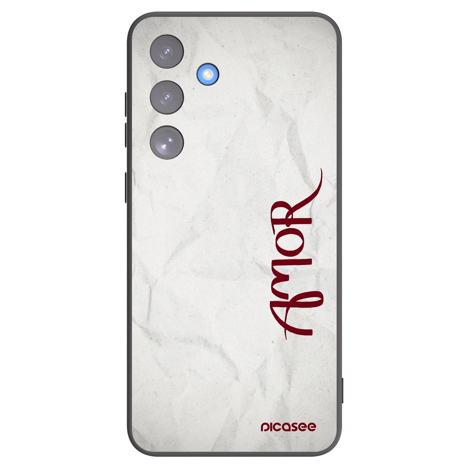 Picasee silikonový černý obal pro Samsung Galaxy S25 FE 5G - Amor