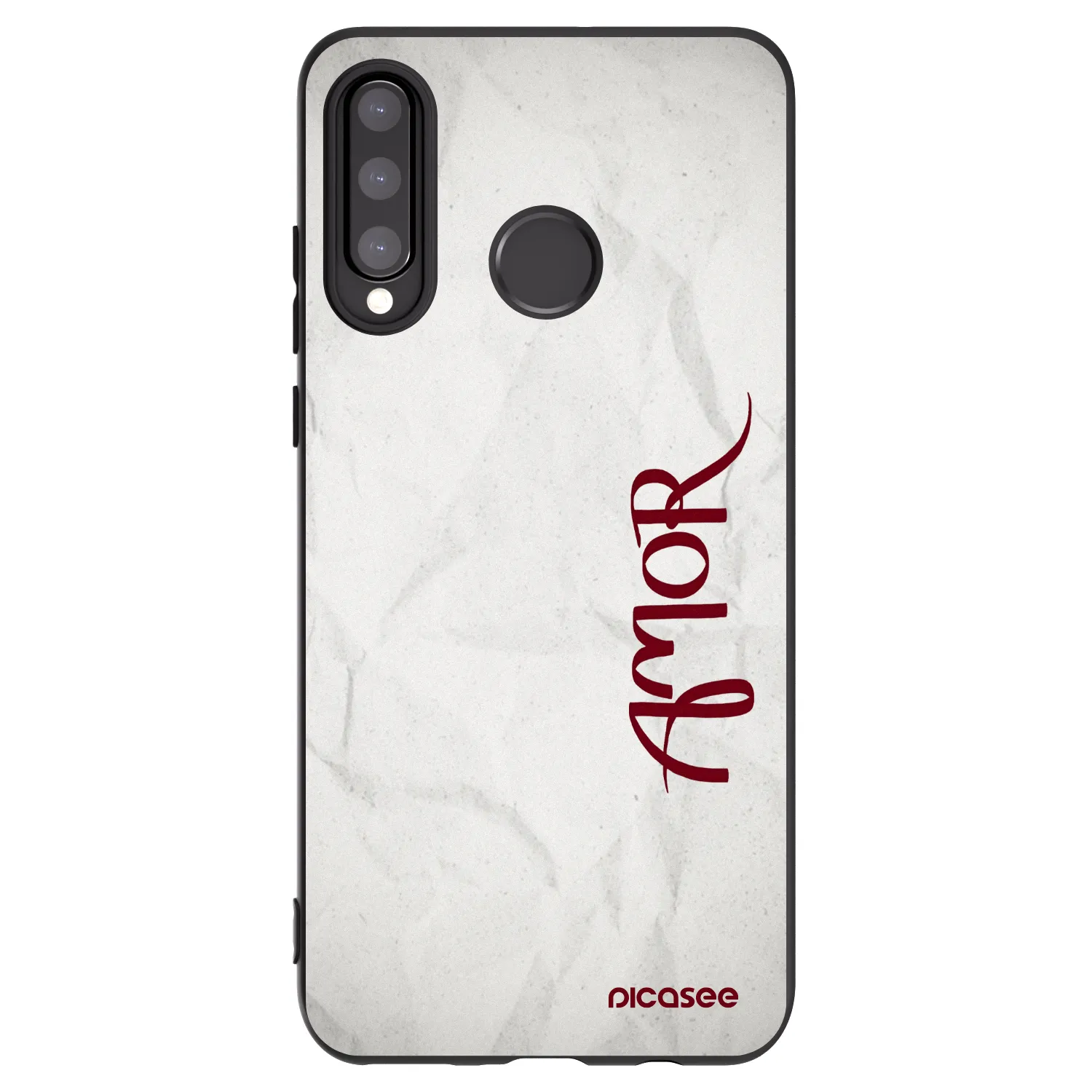 Picasee silikonový černý obal pro Huawei P30 Lite - Amor