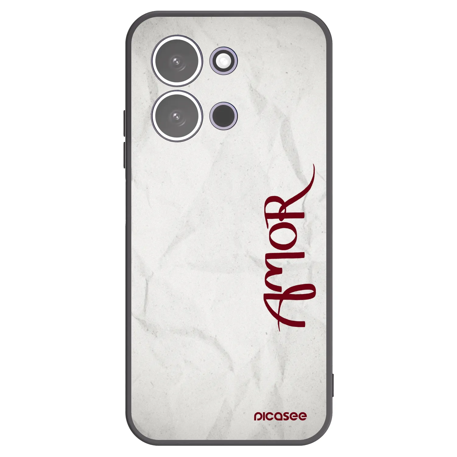 Picasee silikonový černý obal pro Xiaomi Redmi 15C 5G - Amor