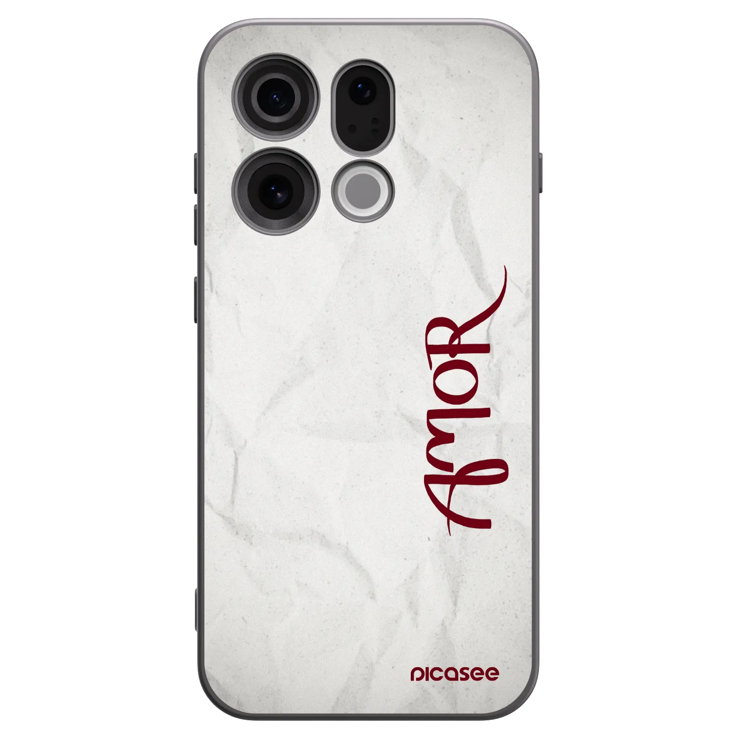 Picasee silikonový černý obal pro OPPO Find X9 - Amor