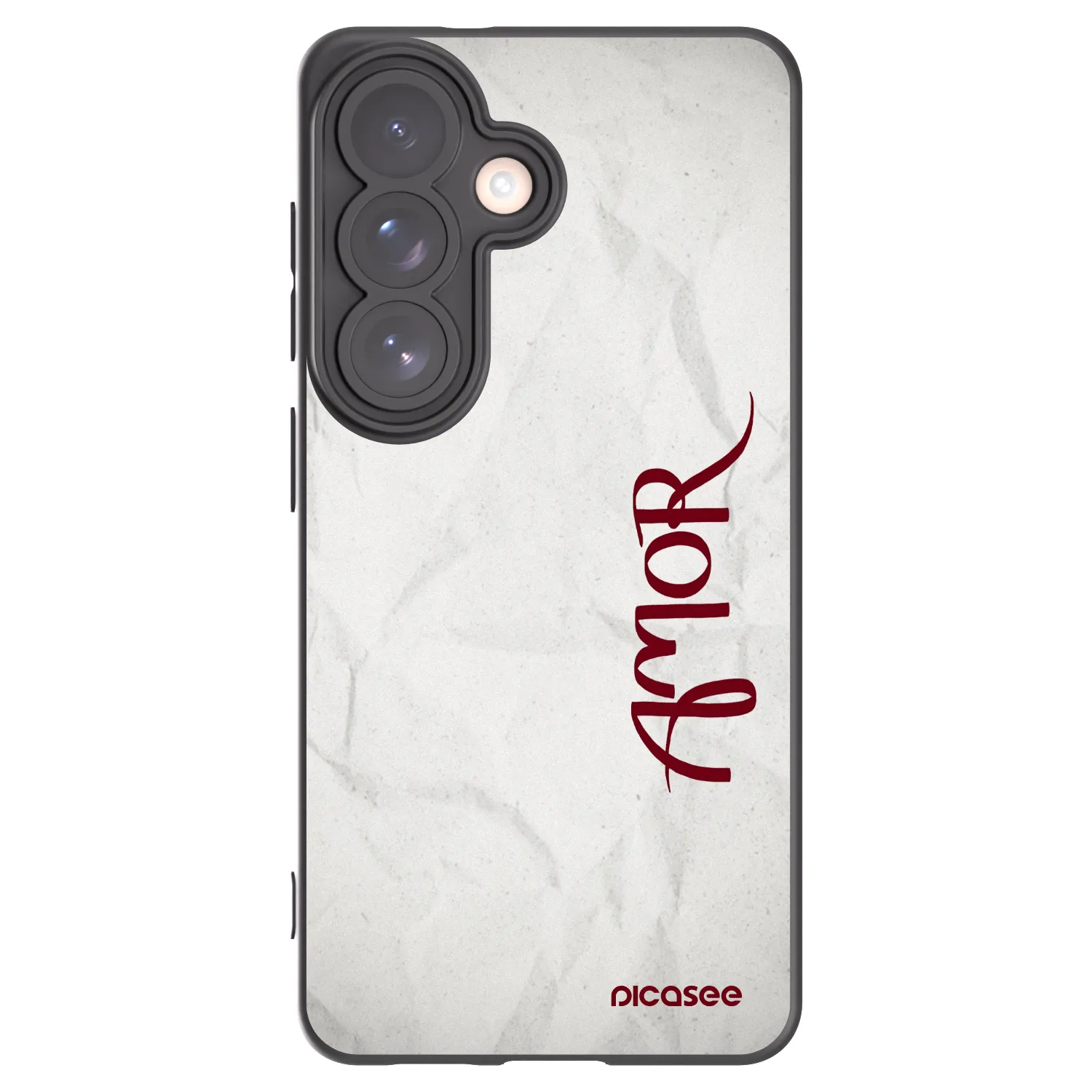 Picasee silikonový černý obal pro Samsung Galaxy S26 - Amor