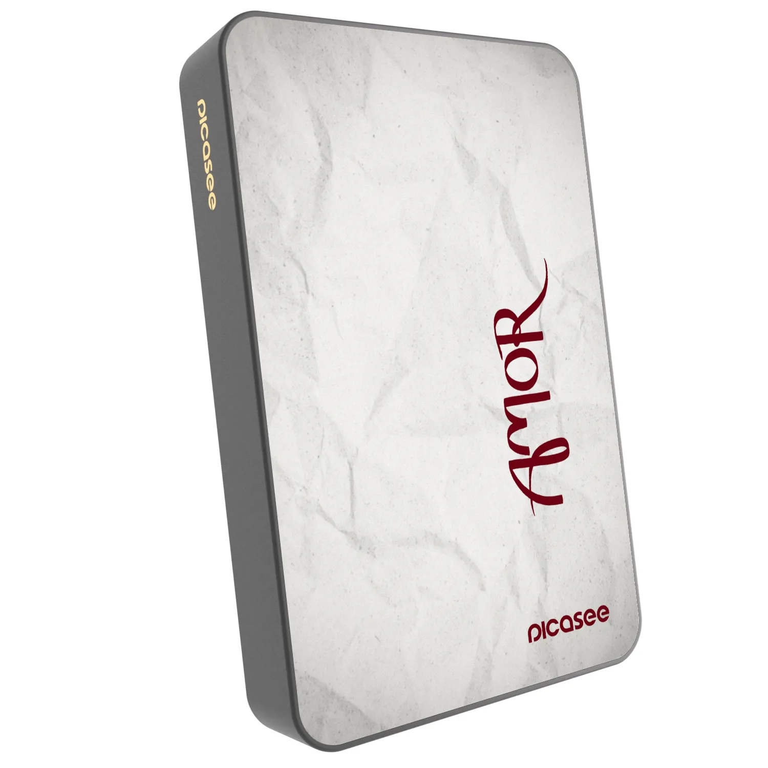 Picasee Powerbanka s MagSafe 10 000 mAh Šedá - Amor