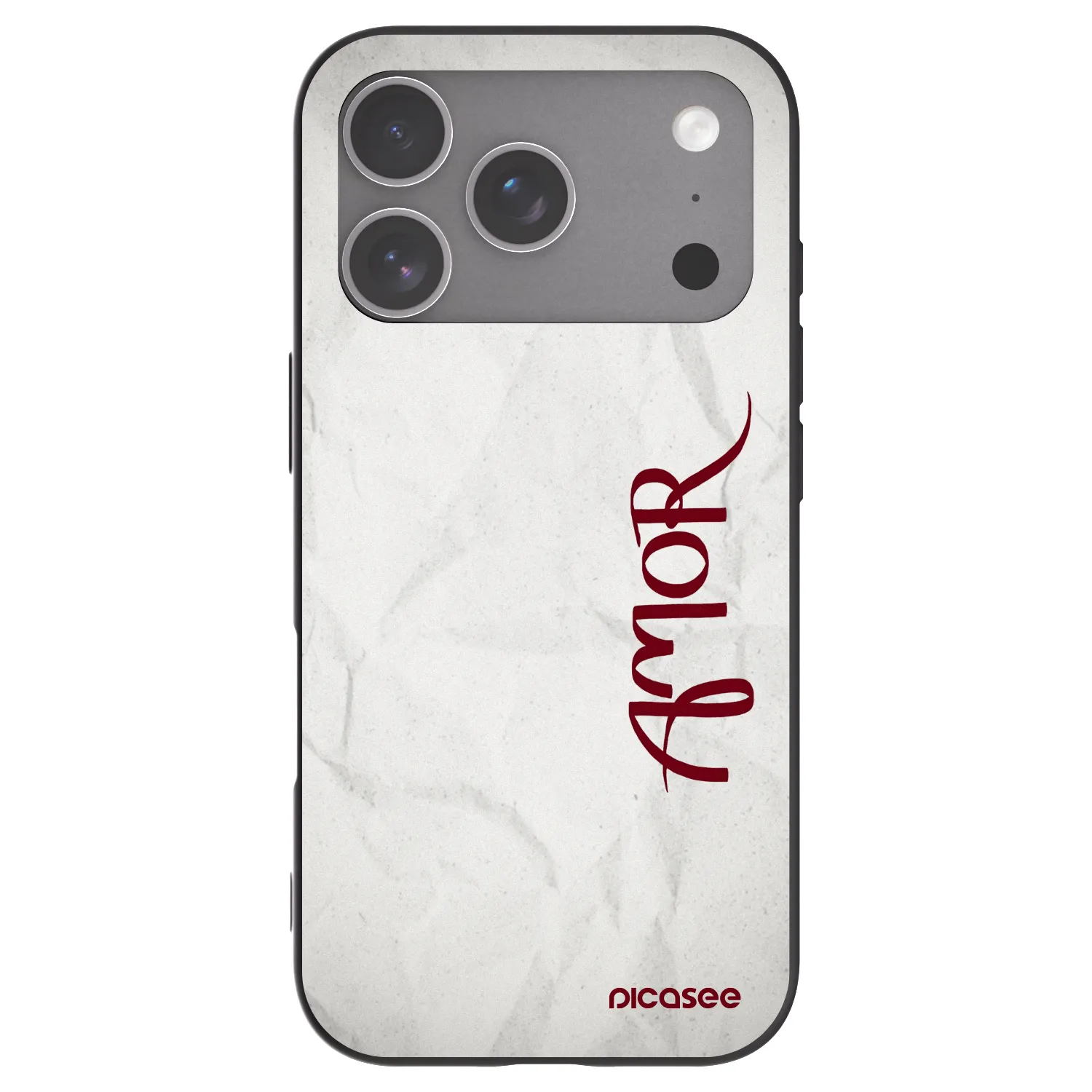 Picasee silikonový černý obal pro Apple iPhone 18 Pro - Amor
