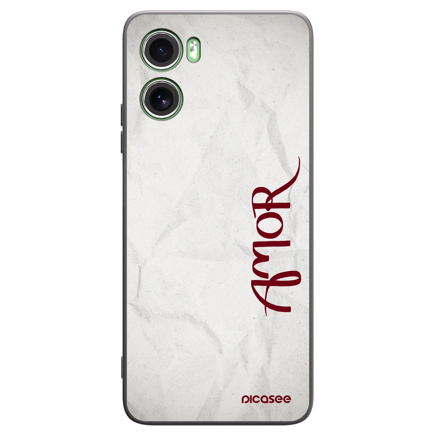 Picasee silikonový černý obal pro Motorola Moto G06 - Amor