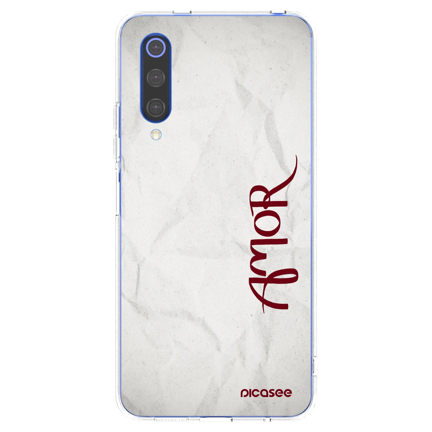 Picasee silikonový průhledný obal pro Xiaomi Mi 9 SE - Amor