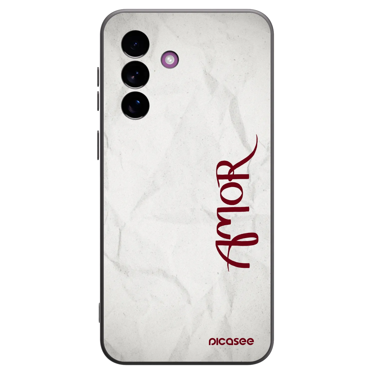 Picasee silikonový černý obal pro Samsung Galaxy A37 - Amor
