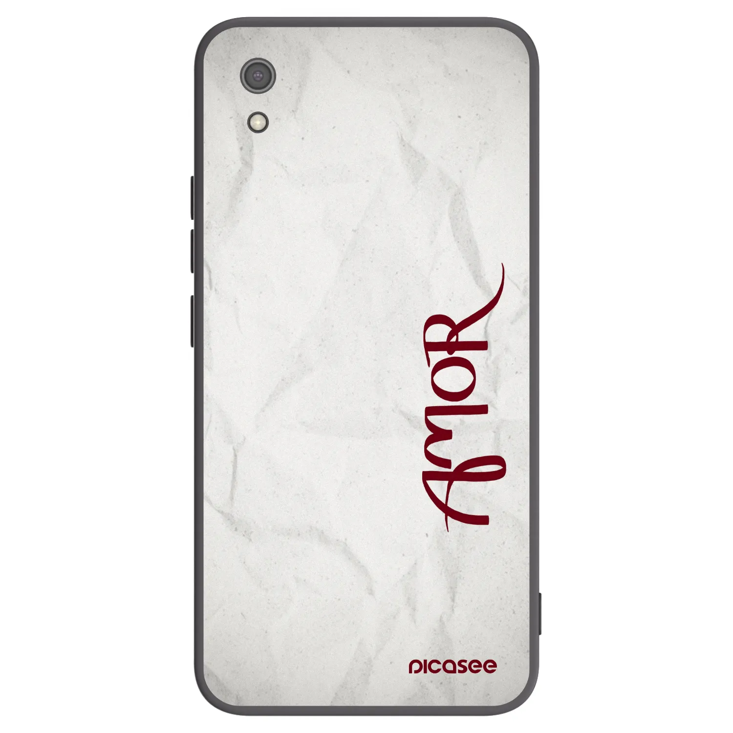 Picasee silikonový černý obal pro Xiaomi Redmi 7A - Amor