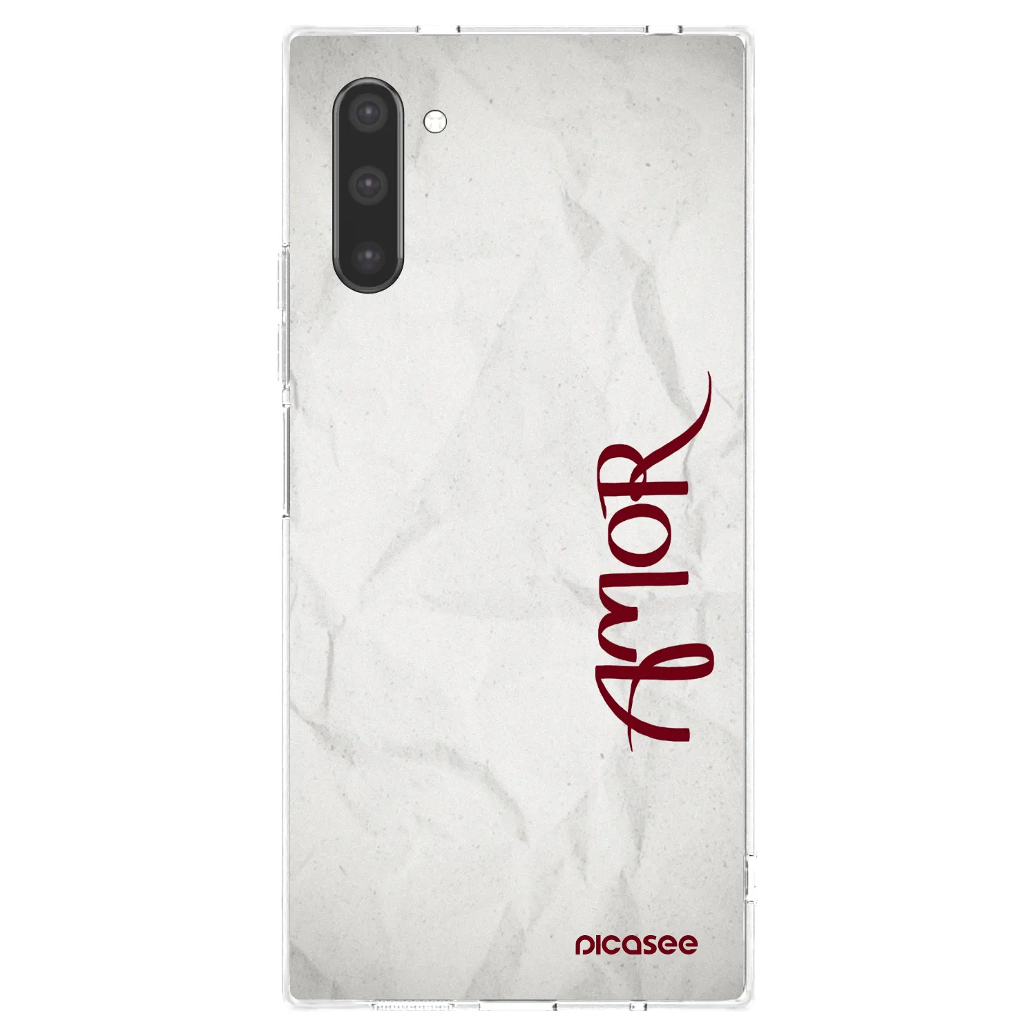 Picasee silikonový průhledný obal pro Samsung Galaxy Note 10 N970F - Amor