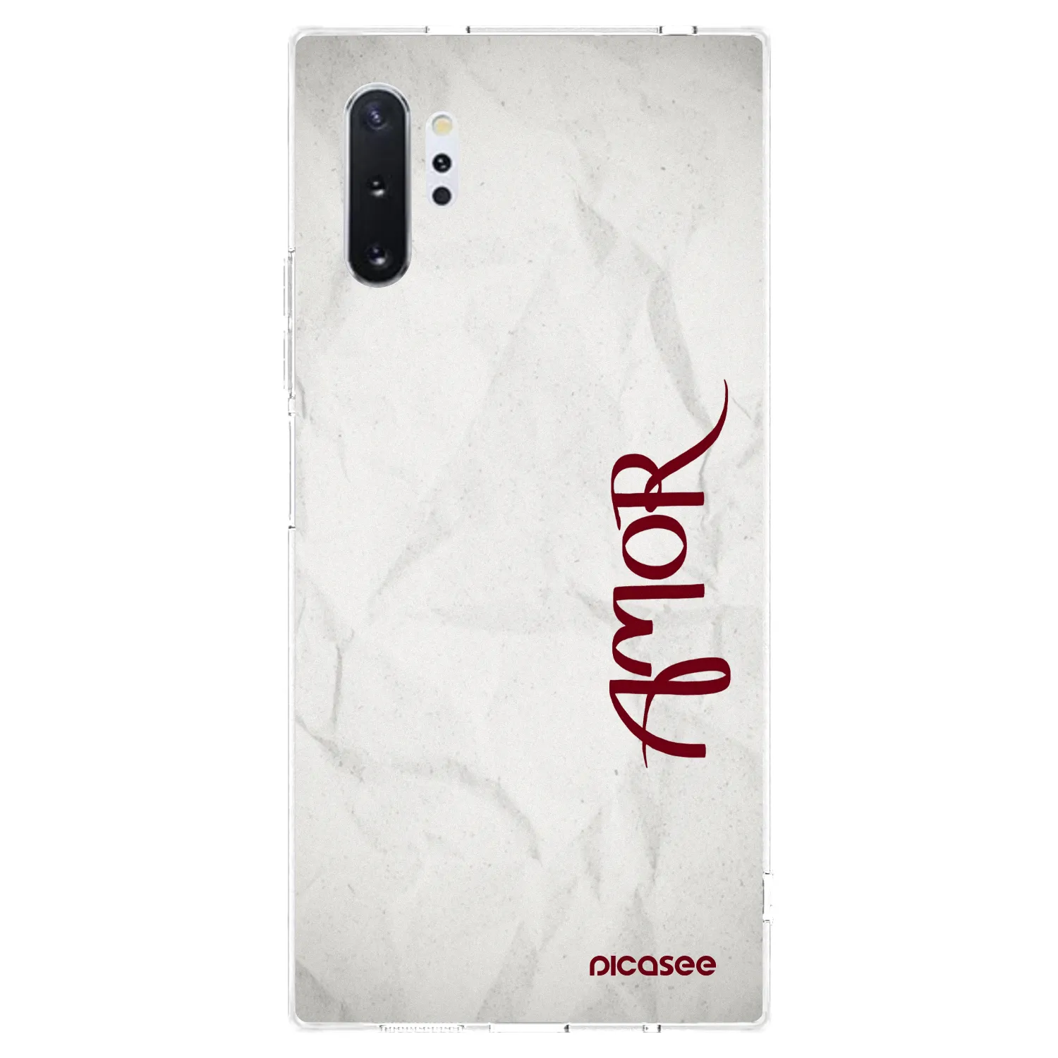 Picasee silikonový průhledný obal pro Samsung Galaxy Note 10+ N975F - Amor