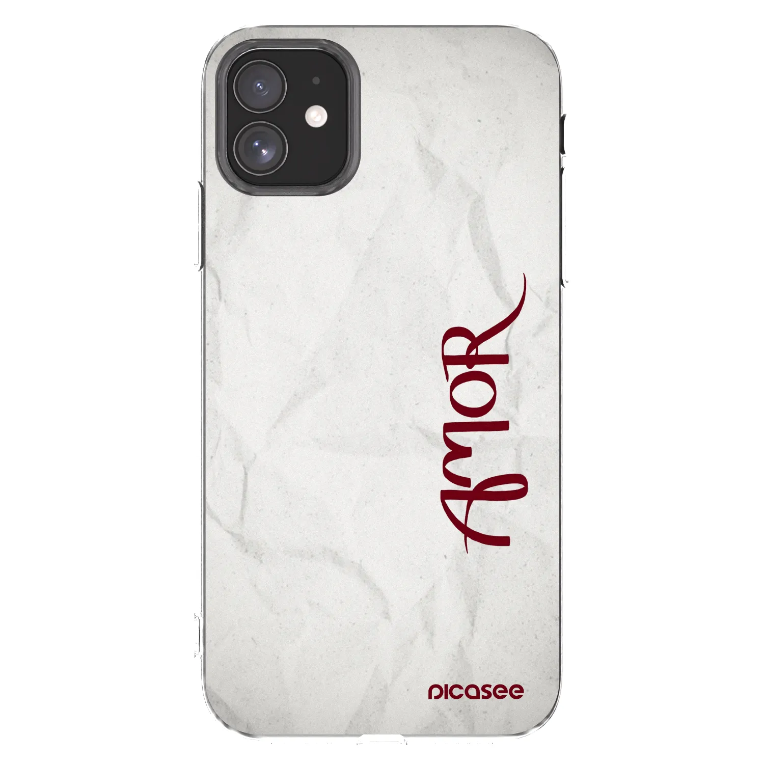 Picasee silikonový průhledný obal pro Apple iPhone 11 - Amor