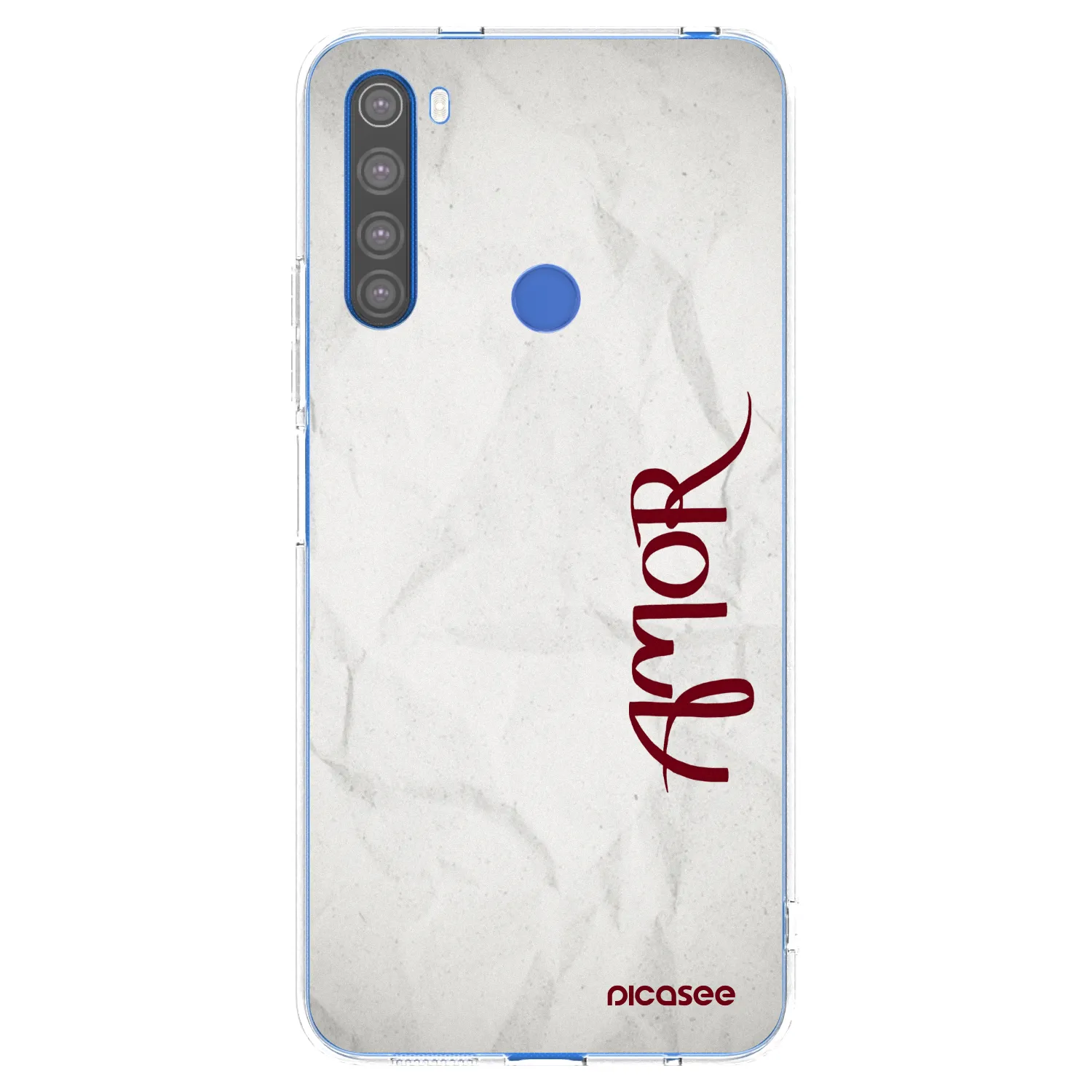 Picasee silikonový průhledný obal pro Xiaomi Redmi Note 8T - Amor