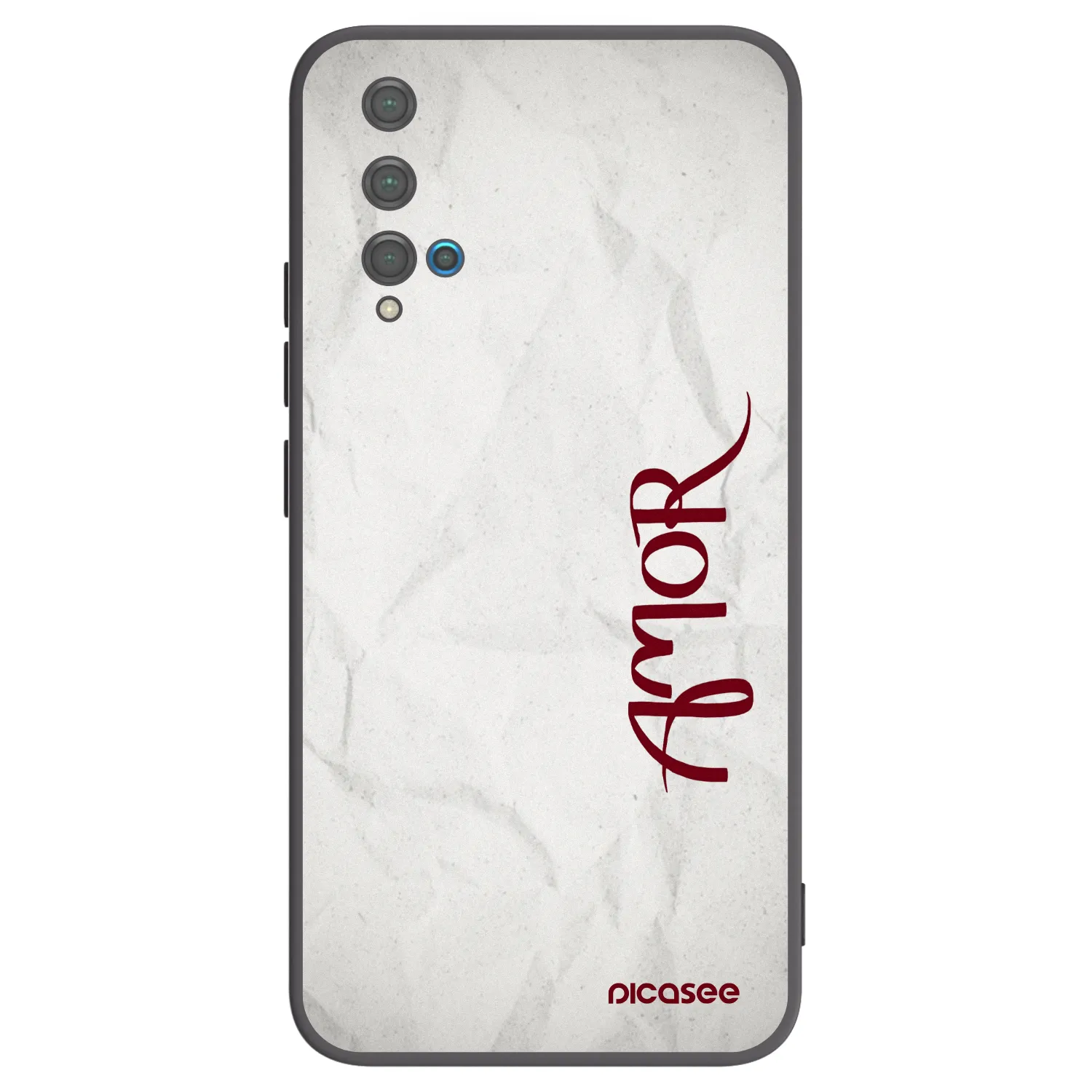 Picasee silikonový černý obal pro Huawei Nova 5T - Amor