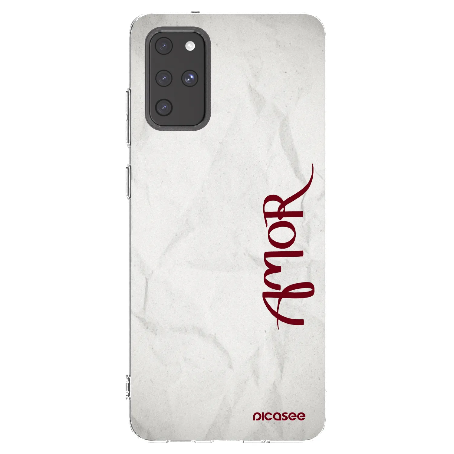 Picasee silikonový průhledný obal pro Samsung Galaxy S20+ G985F - Amor