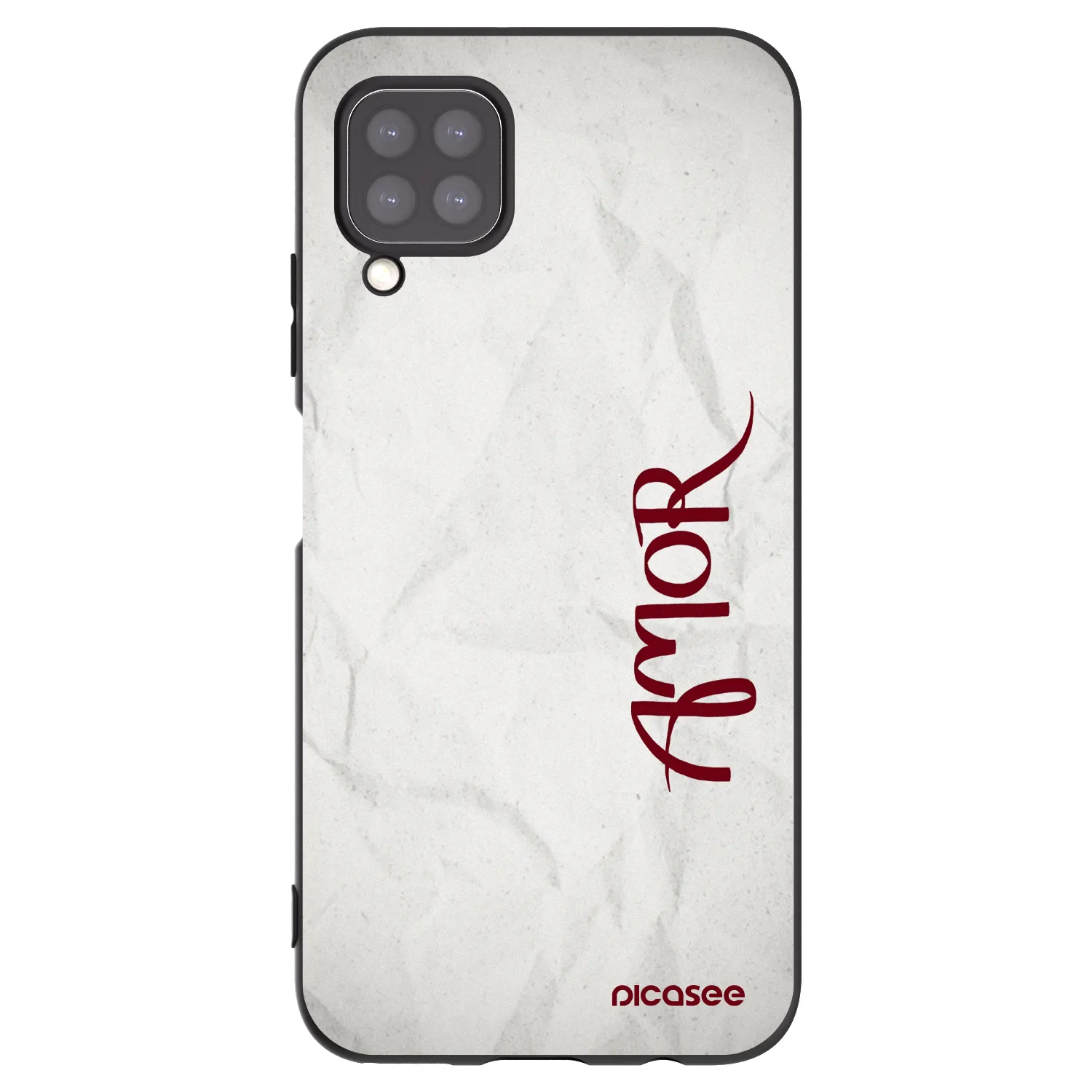 Picasee silikonový černý obal pro Huawei P40 Lite - Amor