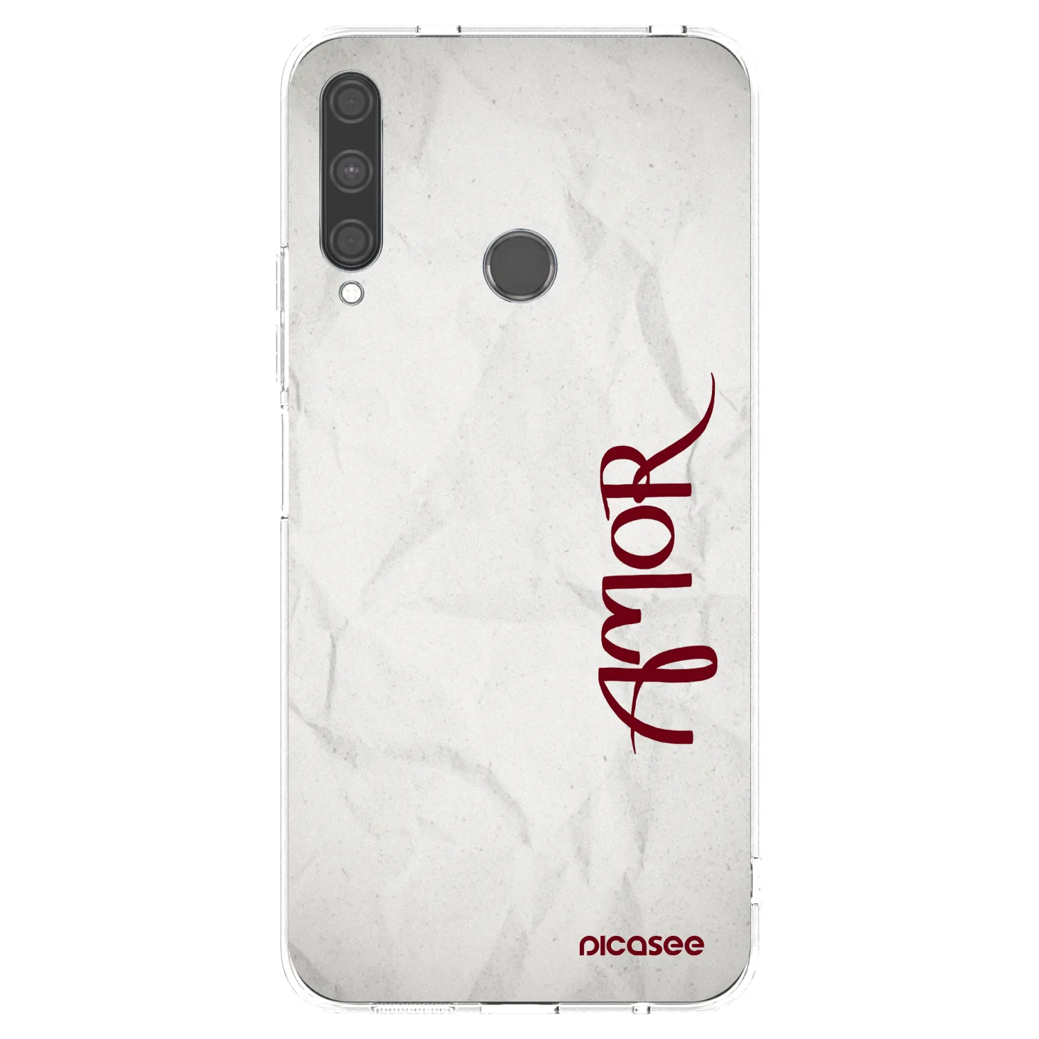 Picasee silikonový průhledný obal pro Huawei P40 Lite E - Amor