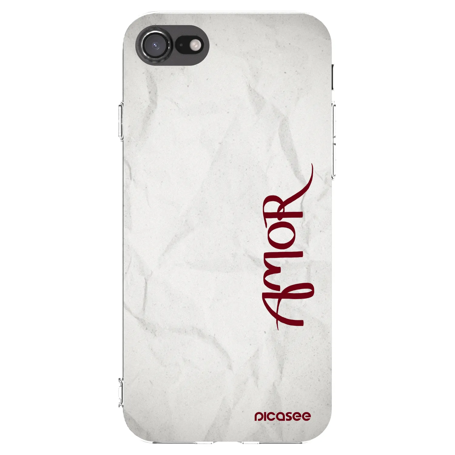 Picasee silikonový průhledný obal pro Apple iPhone SE 2020 - Amor