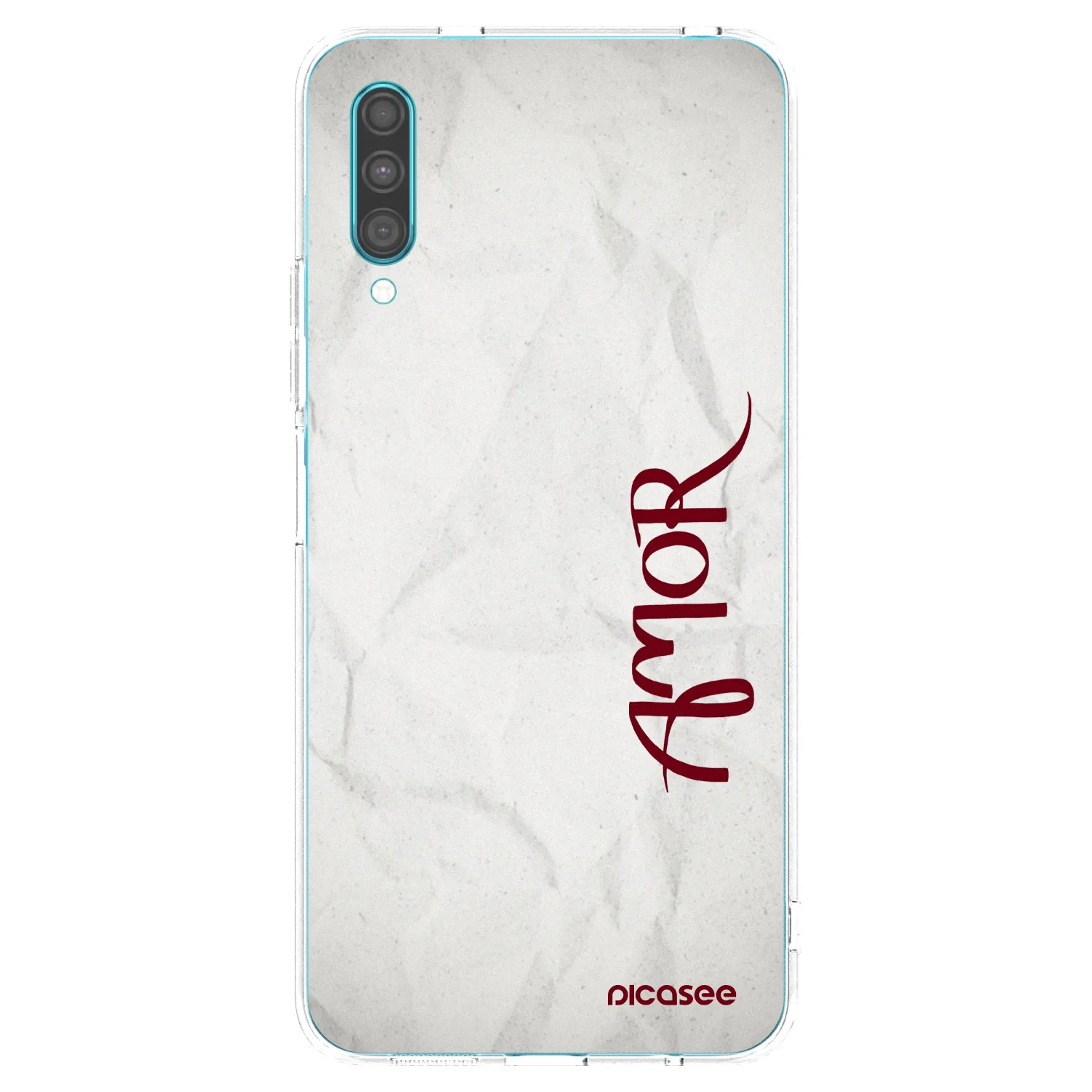 Picasee silikonový průhledný obal pro Samsung Galaxy A30s A307F - Amor