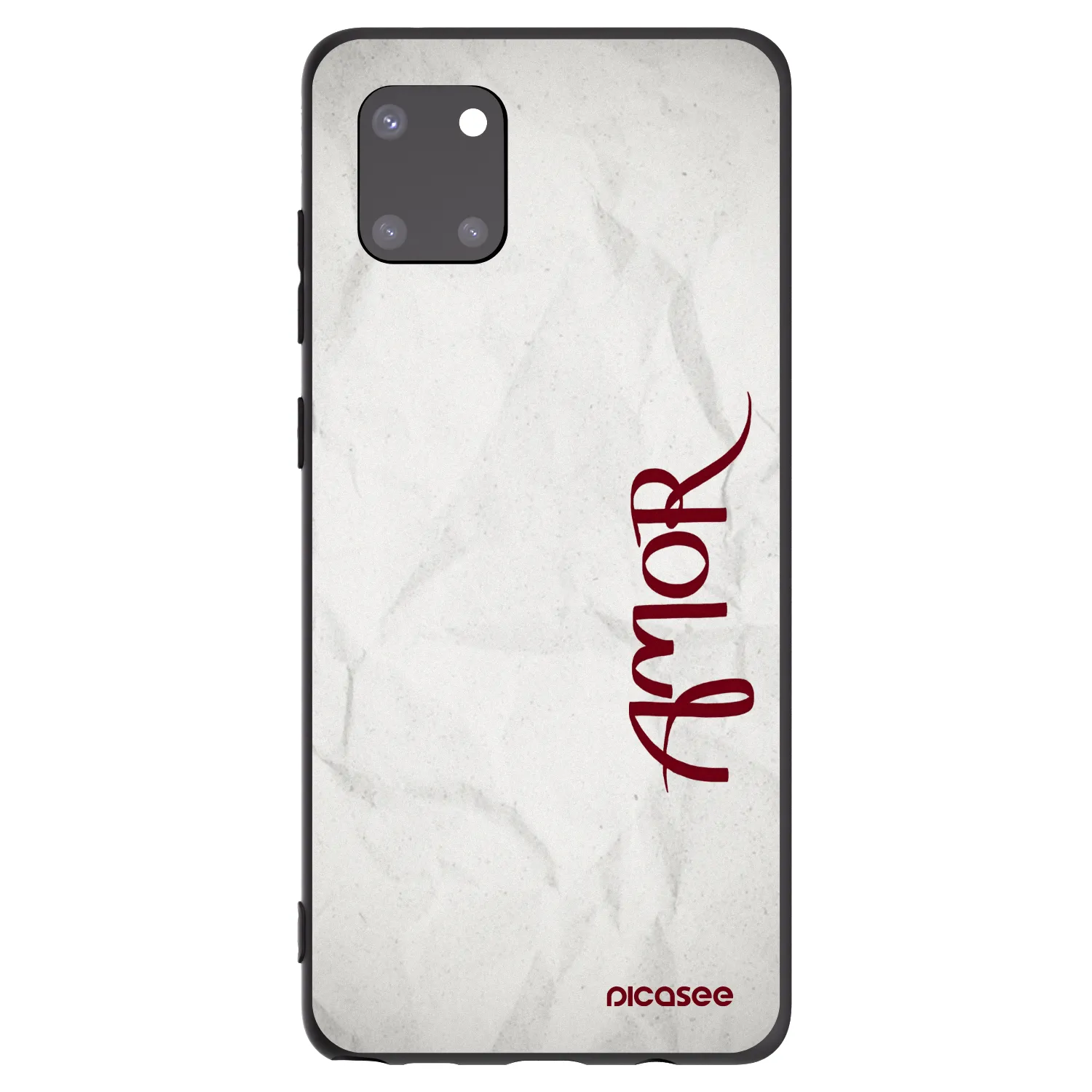 Picasee silikonový černý obal pro Samsung Galaxy Note 10 Lite N770F - Amor