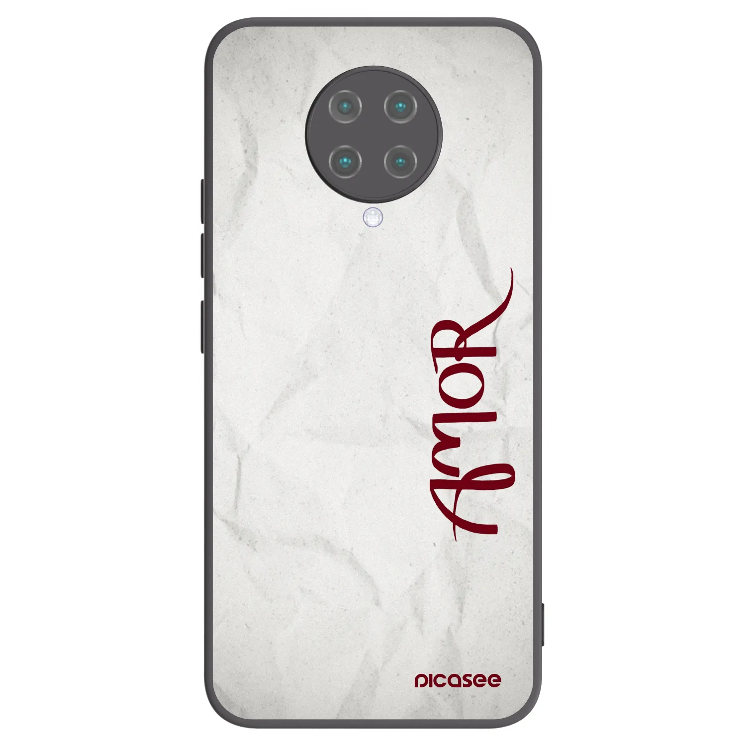 Picasee silikonový černý obal pro Xiaomi Poco F2 Pro - Amor