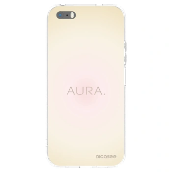 Picasee silikonový průhledný obal pro Apple iPhone 5/5S/SE - Aura
