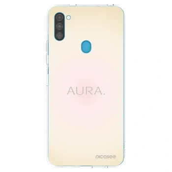 Picasee silikonový průhledný obal pro Samsung Galaxy M11 - Aura