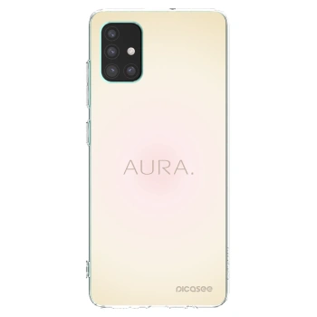 Picasee silikonový průhledný obal pro Samsung Galaxy M51 M515F - Aura