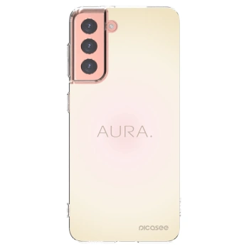 Picasee silikonový průhledný obal pro Samsung Galaxy S21 5G G991B - Aura