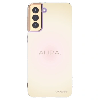Picasee silikonový průhledný obal pro Samsung Galaxy S21+ 5G G996F - Aura