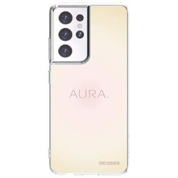 Picasee silikonový průhledný obal pro Samsung Galaxy S21 Ultra 5G G998B - Aura