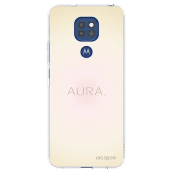 Picasee silikonový průhledný obal pro Motorola Moto G9 Play - Aura