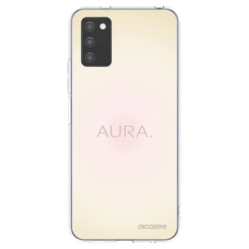 Picasee silikonový průhledný obal pro Samsung Galaxy A02s A025G - Aura
