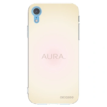 Picasee silikonový průhledný obal pro Apple iPhone XR - Aura