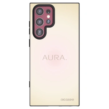 Picasee silikonový černý obal pro Samsung Galaxy S22 Ultra 5G - Aura