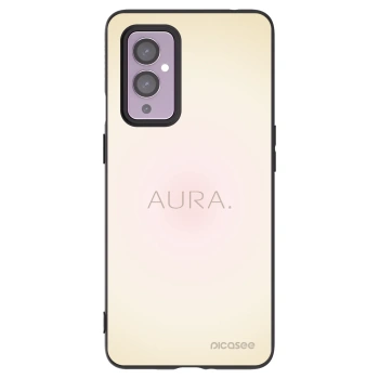 Picasee silikonový černý obal pro OnePlus 9 - Aura