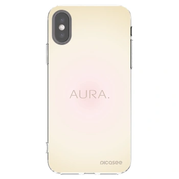 Picasee silikonový průhledný obal pro Apple iPhone X/XS - Aura