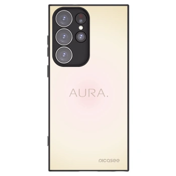 Picasee silikonový černý obal pro Samsung Galaxy S23 Ultra 5G - Aura