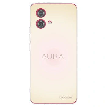 Picasee silikonový průhledný obal pro Motorola Moto G84 5G - Aura