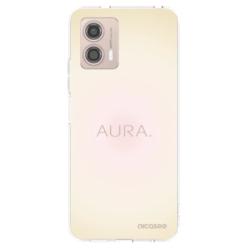 Picasee silikonový průhledný obal pro Motorola Moto G53 5G - Aura