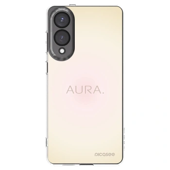 Picasee silikonový průhledný obal pro Samsung Galaxy S25 Edge 5G - Aura