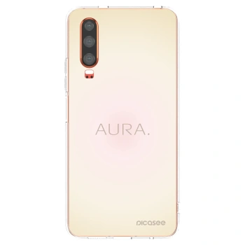 Picasee silikonový průhledný obal pro Huawei P30 - Aura