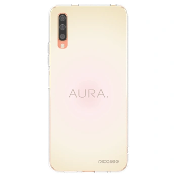 Picasee silikonový průhledný obal pro Samsung Galaxy A70 A705F - Aura
